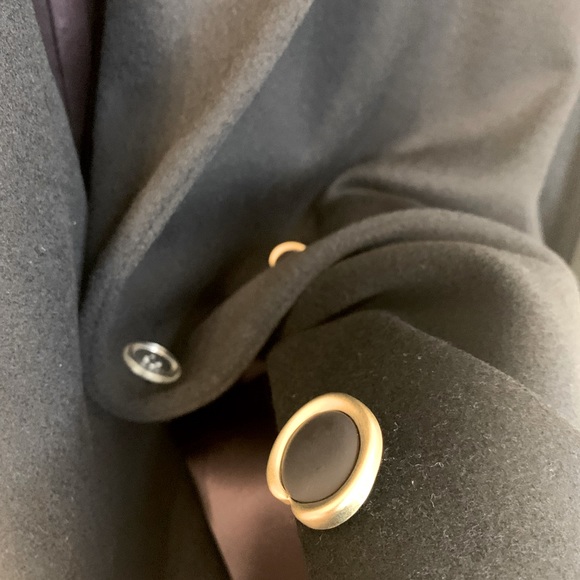 Kristen Blake Black Wool Coat - Picture 7 of 8